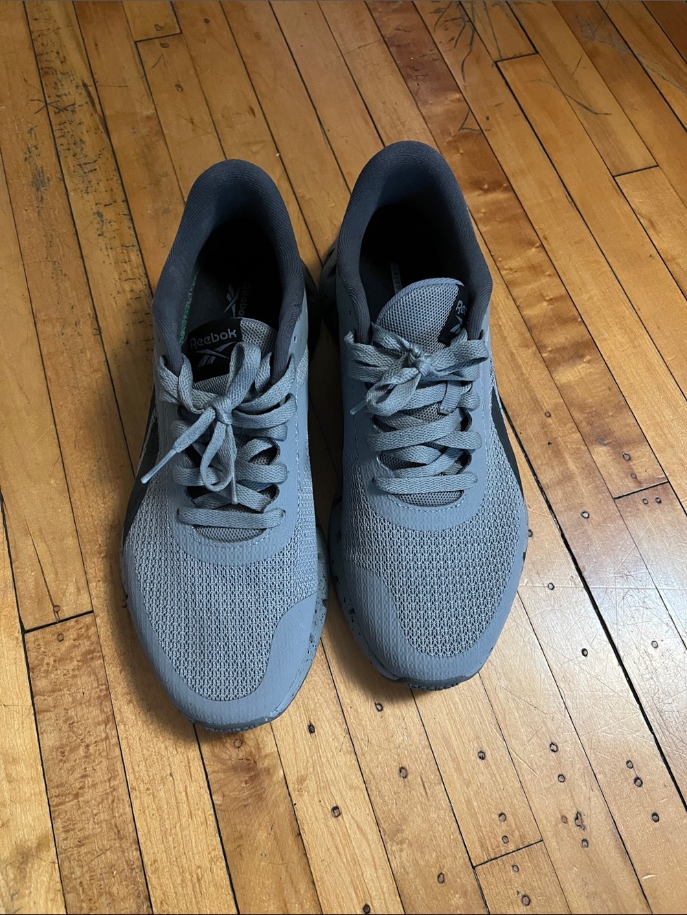 Reebok Men's Light Gray Breathable Athletic Sneakers